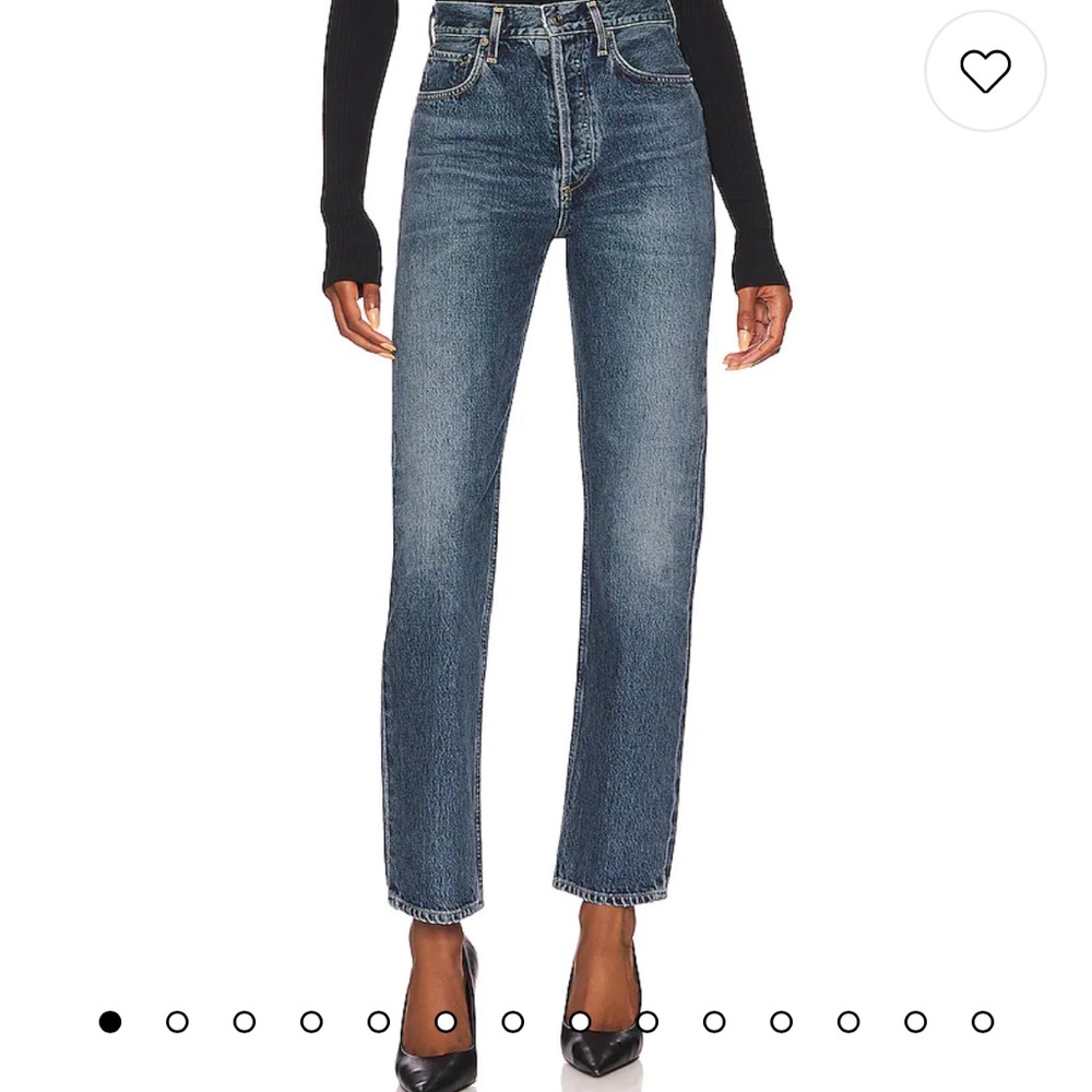 Agolde 90s Pinch Waist Jeans in Portrait, Size 26